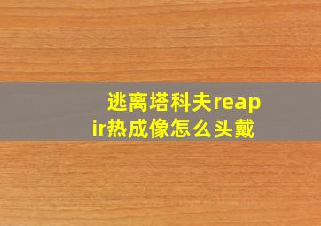 逃离塔科夫reap ir热成像怎么头戴